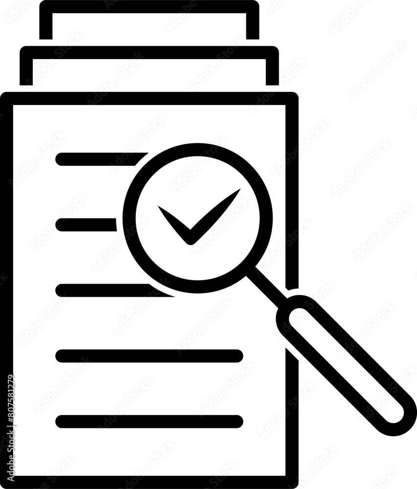 Audit icon magnifying glass like check assess. verify service critique process, scrutiny plan for graphic design, logo, web site, social media, mobile app, ui Audit icon magnifying glass like check assess. verify service critique process, scrutiny plan for graphic design, logo, web site, social media, mobile app, ui
