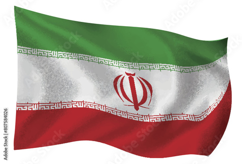 イラン　国　旗　世界　アイコン	