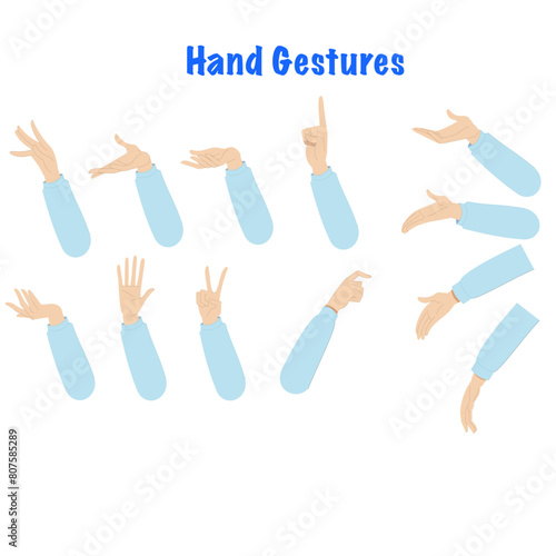  hand gestures.