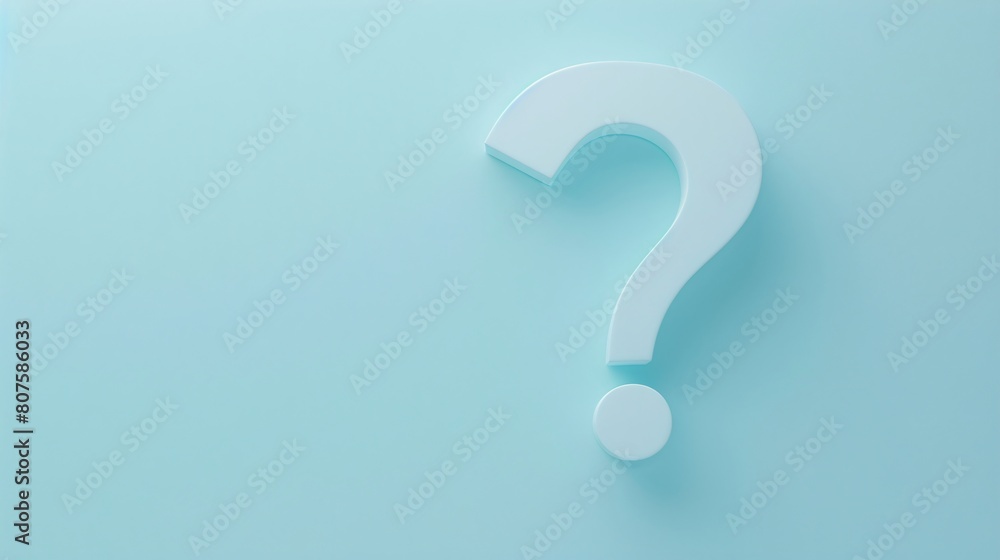 a white question mark on a blue background a white question mark on a blue background