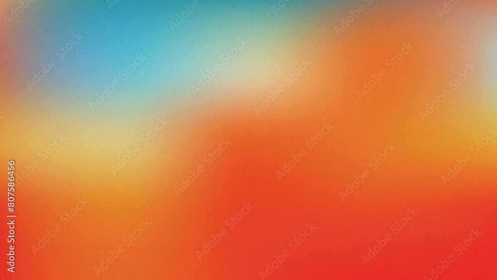 green orange Red, color gradient rough abstract background shine bright light and glow template empty space , grainy noise grunge texture