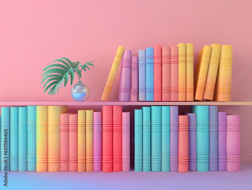 a shelf with many books on it a shelf with many books on it
