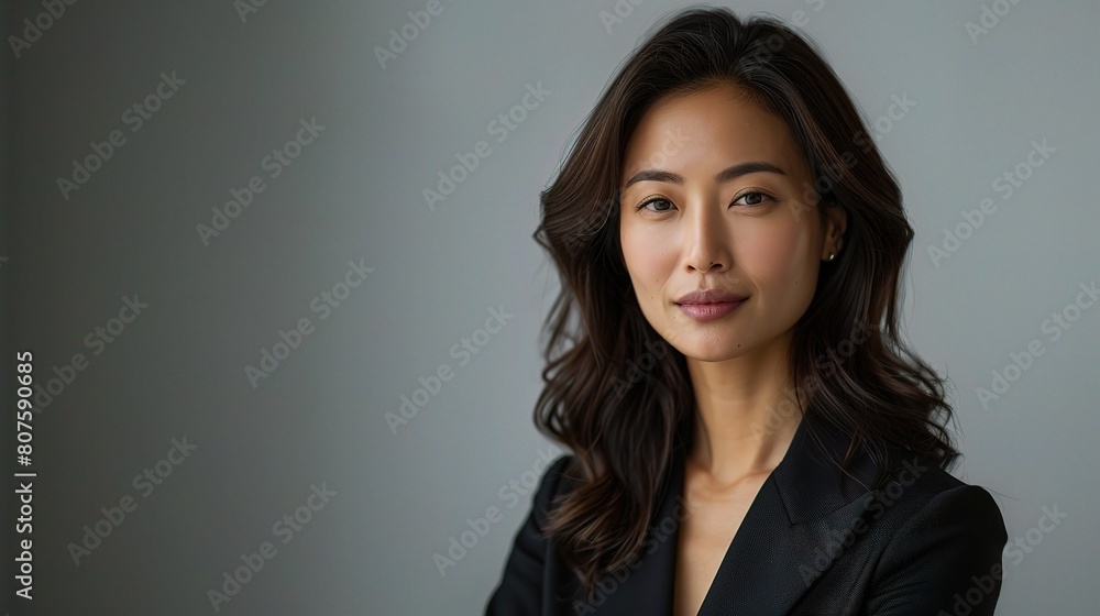 businesswoman in a power suit, exuding elegance and authority businesswoman in a power suit, exuding elegance and authority