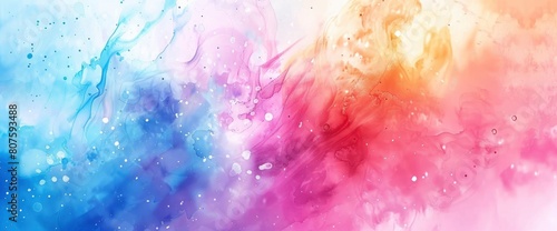 Abstract Beautiful Colorful Watercolor Painting Background With Colorful Brush Background Evokes A Sense Of Creativity And Expression  Background HD For Designer 