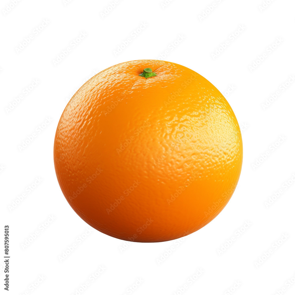 A juicy orange isolated on white background. A juicy orange isolated on white background.