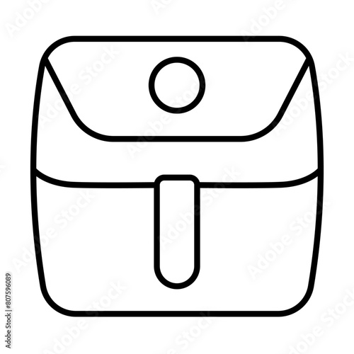 cooking air fryer appliance icon vector for graphic design, logo, website, social media, mobile app, UI illustration