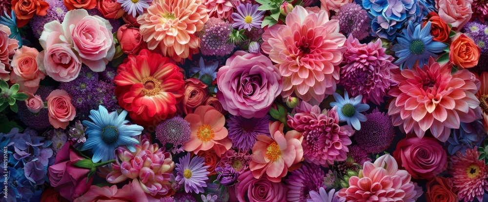 Bask In The Beauty Of A Colorful Flowers Background, Adorned With Aster, Carnation, And Rose Flowers, Offering A Captivating Top-Down View , Background HD For Designer Bask In The Beauty Of A Colorful Flowers Background, Adorned With Aster, Carnation, And Rose Flowers, Offering A Captivating Top-Down View , Background HD For Designer