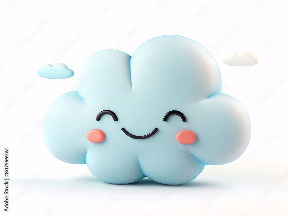 3d fluffy cloud cartoon style pattern, clouds 3D rendering 3d fluffy cloud cartoon style pattern, clouds 3D rendering