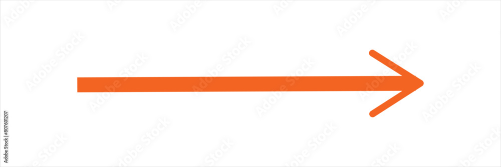 Red arrow icon. Straight long left vector arrow icon. Red arrow icon. Straight long left vector arrow icon.