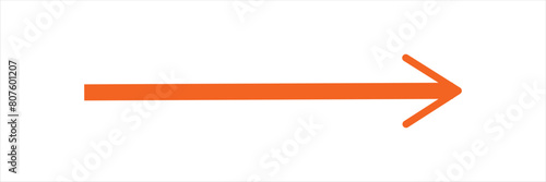 Red arrow icon. Straight long left vector arrow icon.