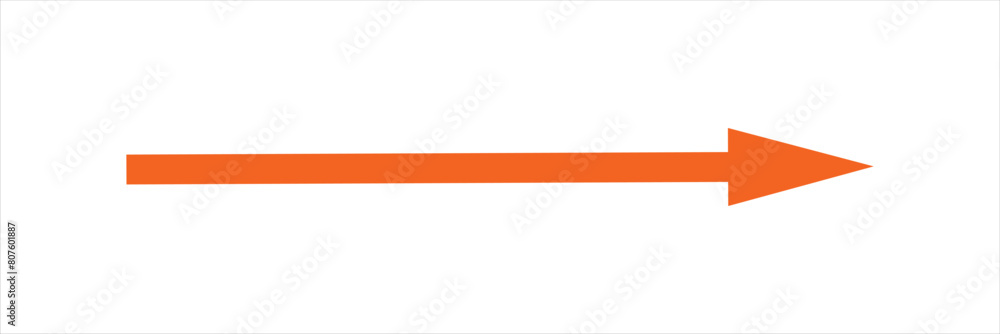 Red arrow icon. Straight long left vector arrow icon. Red arrow icon. Straight long left vector arrow icon.