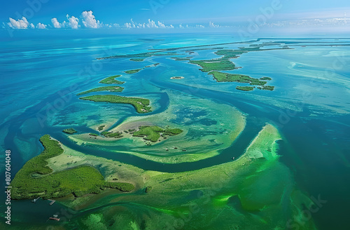 Florida Keys Aerial View photo