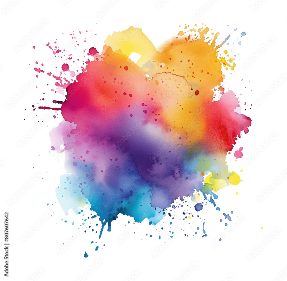 color splash stain watercolor digital painting good quality