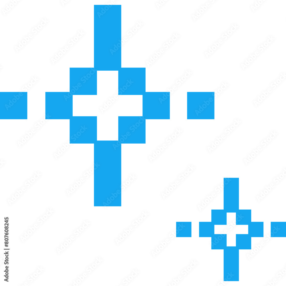 Obraz premium Sparkle Pixel Art