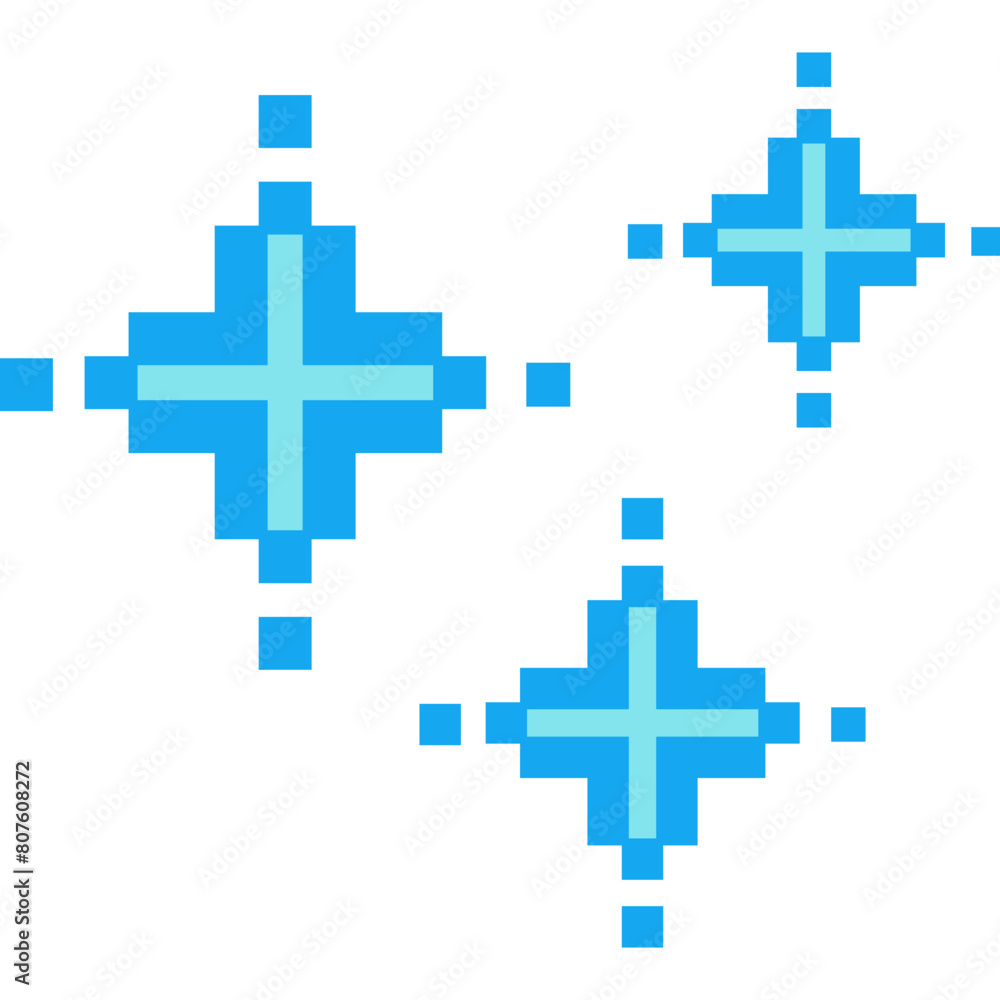 Obraz premium Sparkle Pixel Art