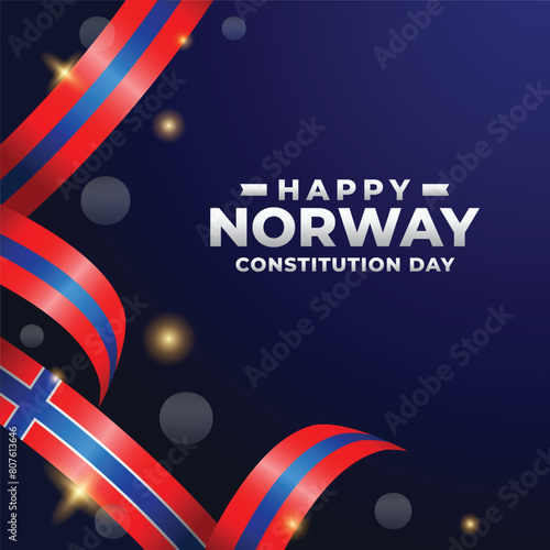 Norway Constitution day design illustration collection