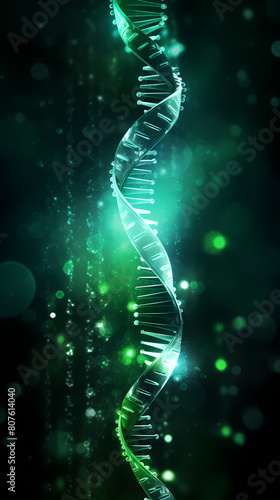 3D rendering of DNA double helix