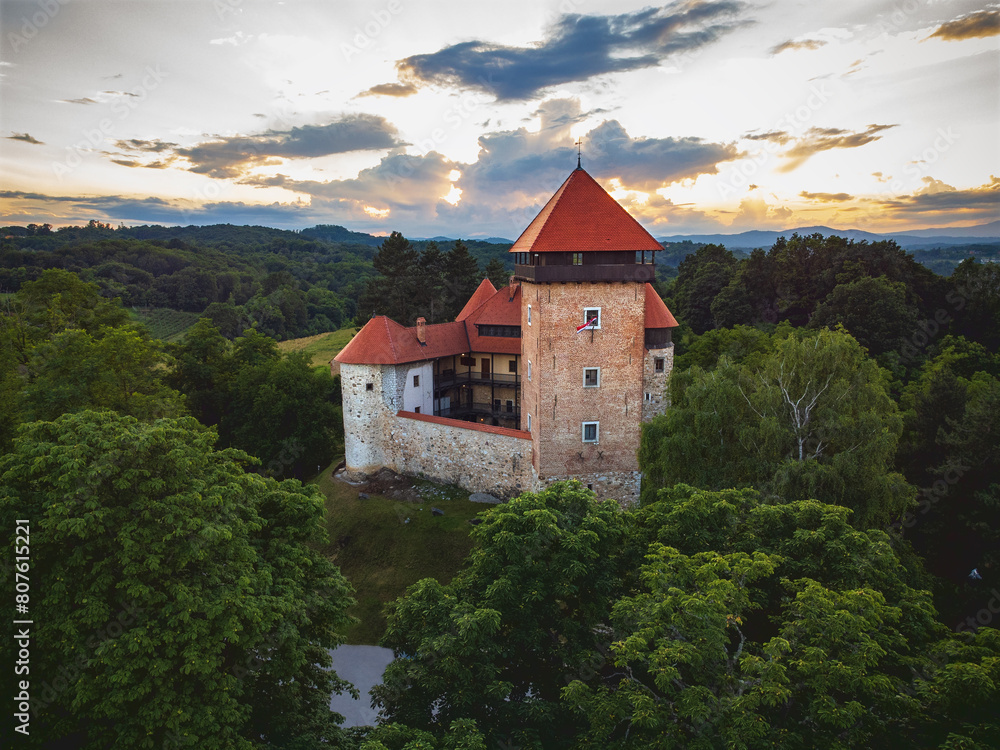 Dubovac old castle, Karlovac, Croatia