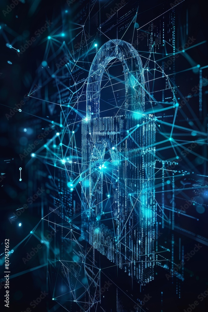 Obraz premium Digital Defense : Cybersecurity, Data Protection, Encryption, Privacy Measures.