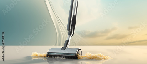 a vacuum cleaner with a brush
