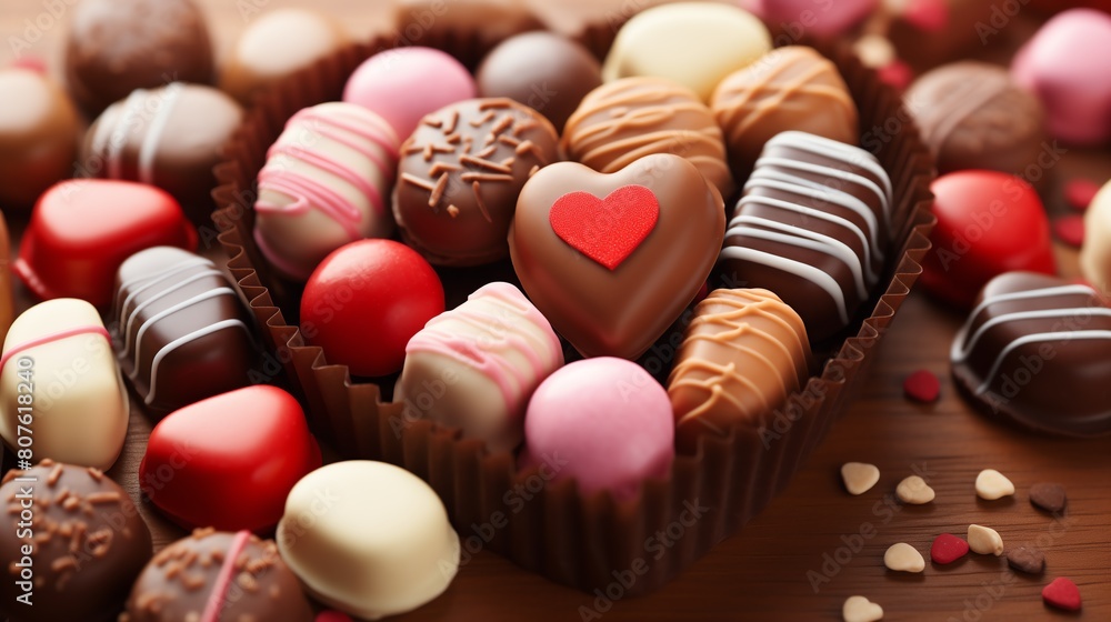 a heart shaped box of chocolates a heart shaped box of chocolates