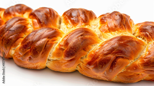 Golden Brown Tsoureki Braided Bread
