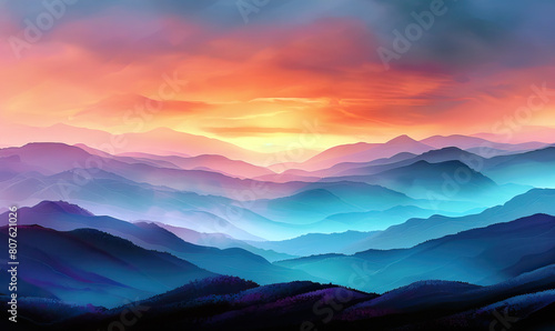 Vivid multicolored smoke swirls blending into a dynamic backdrop. Generate AI © VinaAmeliaGRPHIC