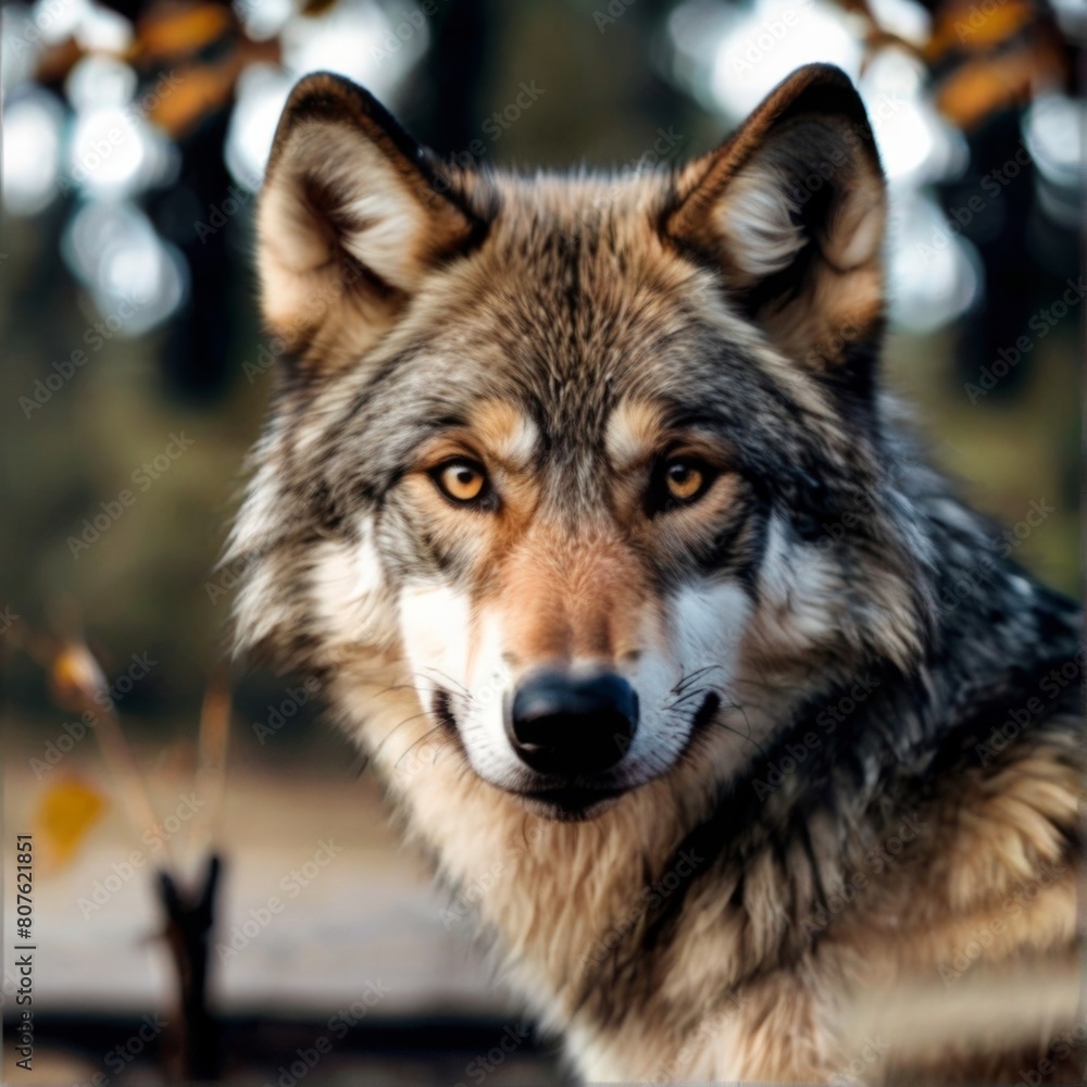 a wolf with a black nose and a brown eye that says quot wolf quot a wolf with a black nose and a brown eye that says quot wolf quot