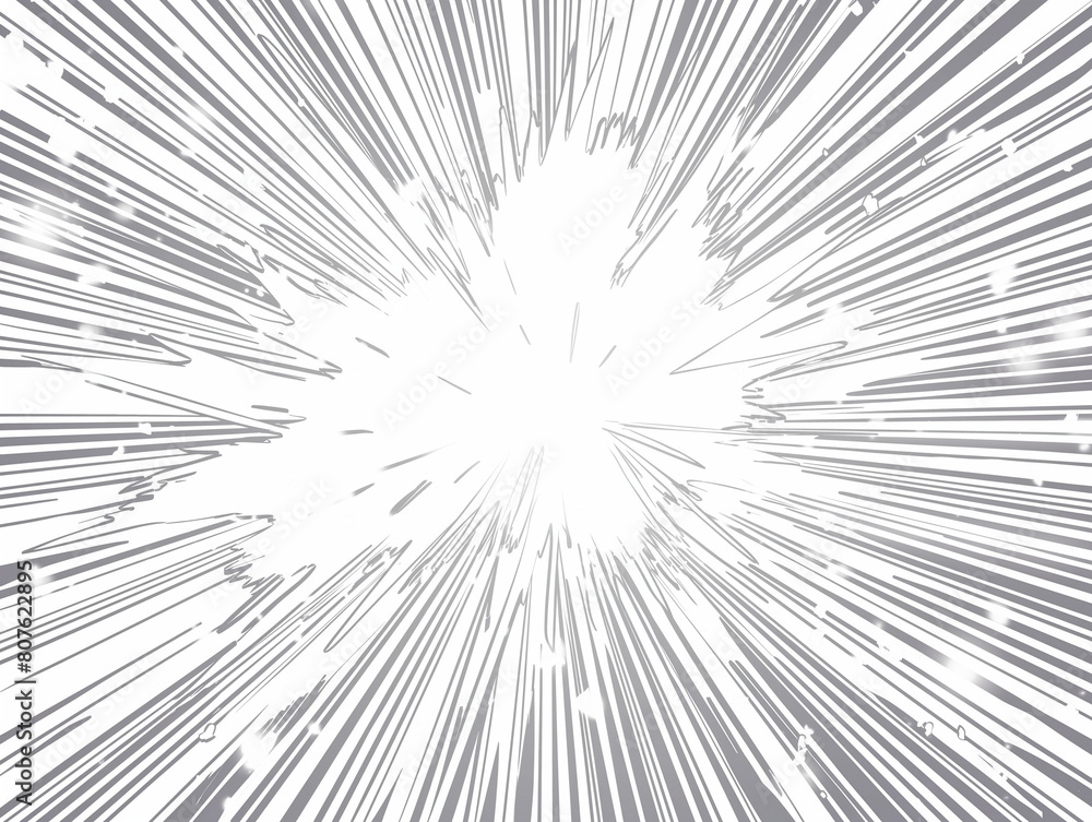 Obraz premium 漫画の周龍泉。 漫画の集中線。効果。背景 