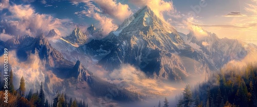 Marvel At The Breathtaking Splendor Of The Majestic Bitterroot Mountains Of Montana, Background HD For Designer  photo