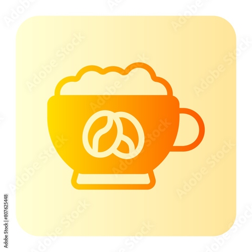 capuccino gradient icon