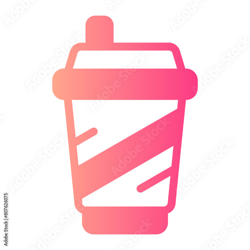 Soft drink gradient icon