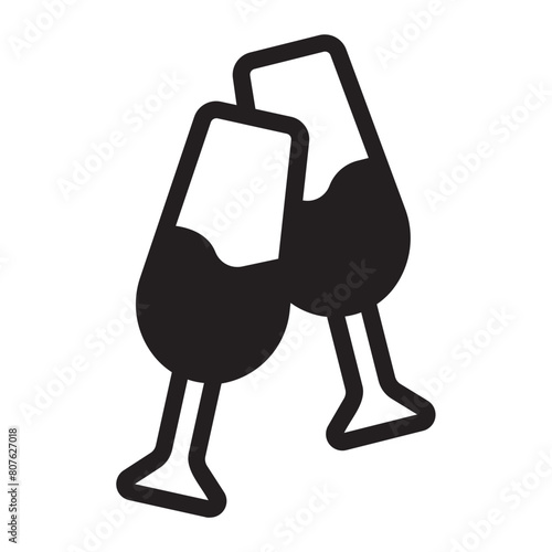 alcohol glyph icon