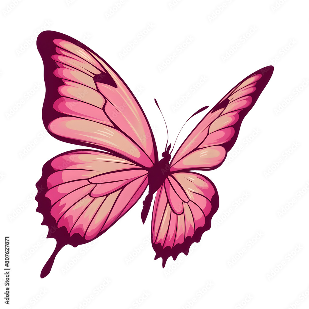 Coquette Pink Butterfly vector Sublimation Clipart Coquette Pink Butterfly vector Sublimation Clipart