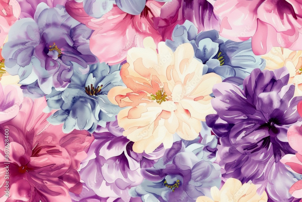 watercolor flowers background watercolor flowers background