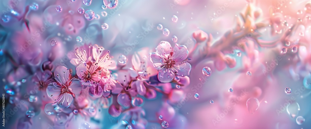 Surrender To The Artistry Of A Blurred Nature Spring Blossom Background, Background HD For Designer Surrender To The Artistry Of A Blurred Nature Spring Blossom Background, Background HD For Designer