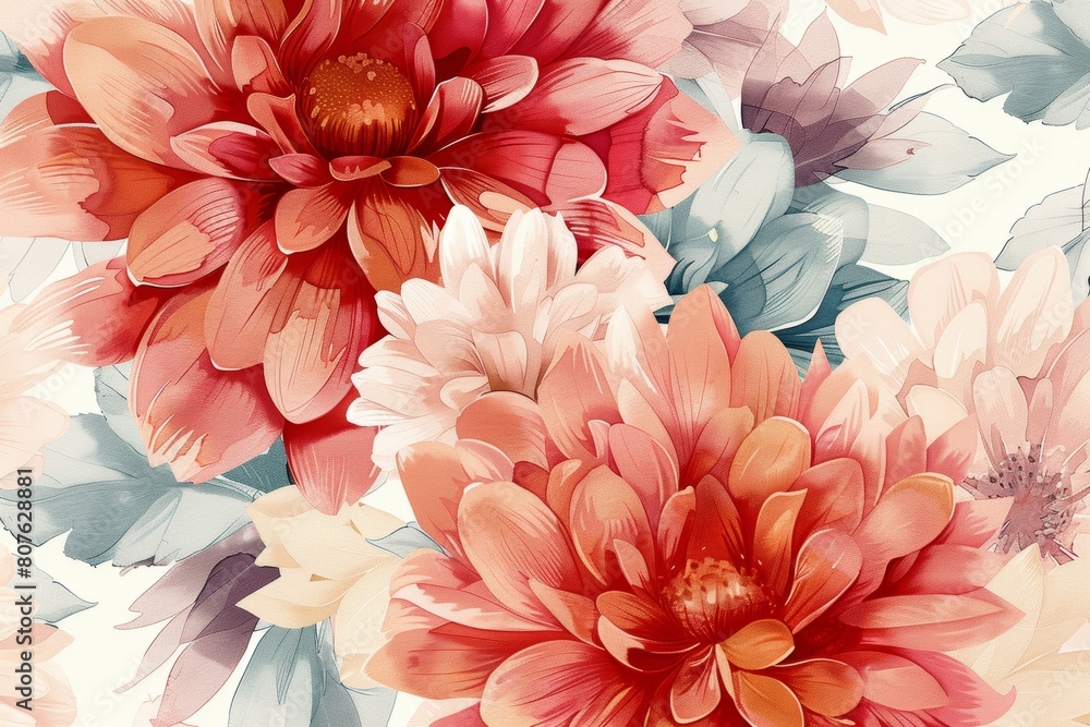 watercolor flowers background watercolor flowers background