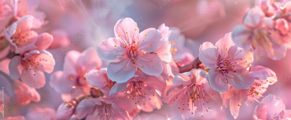 Surrender To The Delicate Splendor Of The Pink Cherry Blossom, Background HD For Designer 