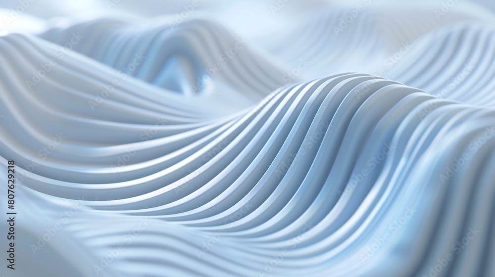 Futuristic Bliss: Wavy lines create a calming 3D backdrop. Futuristic Bliss: Wavy lines create a calming 3D backdrop.