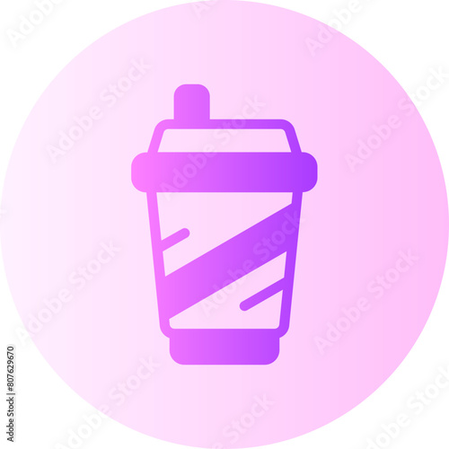 Soft drink gradient icon