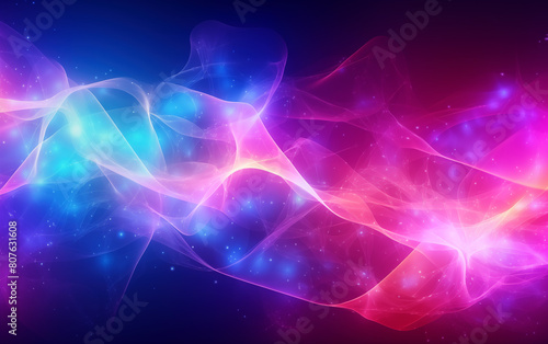 neural networks, abstract light background.