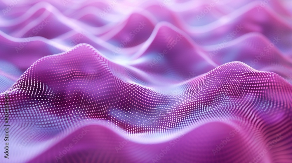 Tranquil Geometry: Wavy lines form a calming 3D pattern. Tranquil Geometry: Wavy lines form a calming 3D pattern.