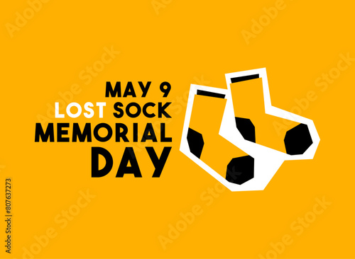 Lost Sock Memorial Day. May 9.