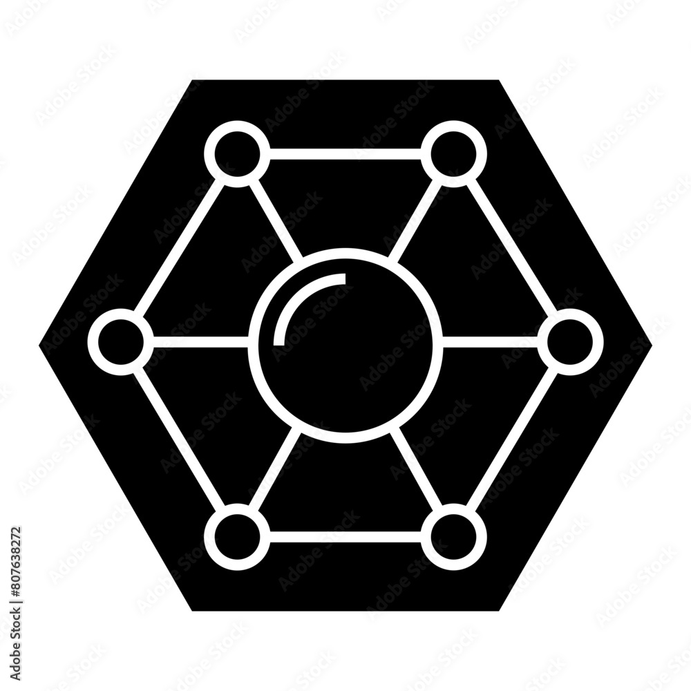 Global technology or social network Vector icon Global technology or social network Vector icon