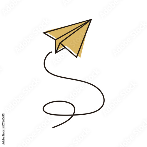 Paper Plane Ornament