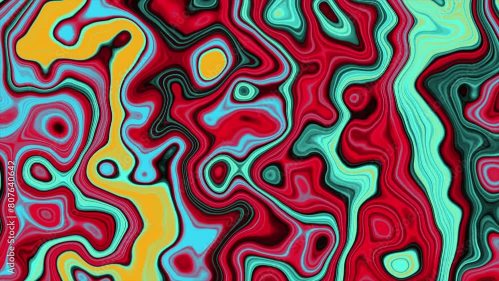 Liquid Fractual Motion Graphic Background Liquid Fractual Motion Graphic Background
