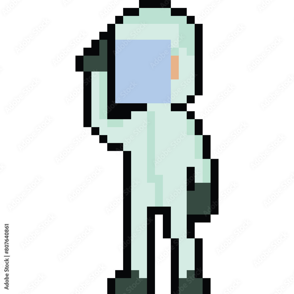 Pixel art cartoon medical staff character Pixel art cartoon medical staff character