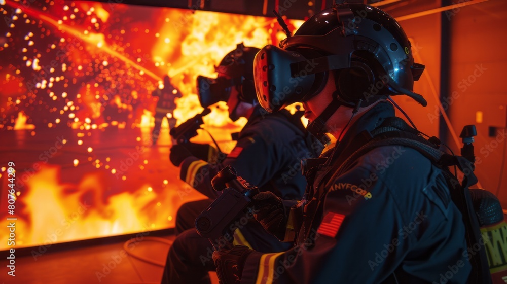 an immersive mixed-reality training simulation for first responders