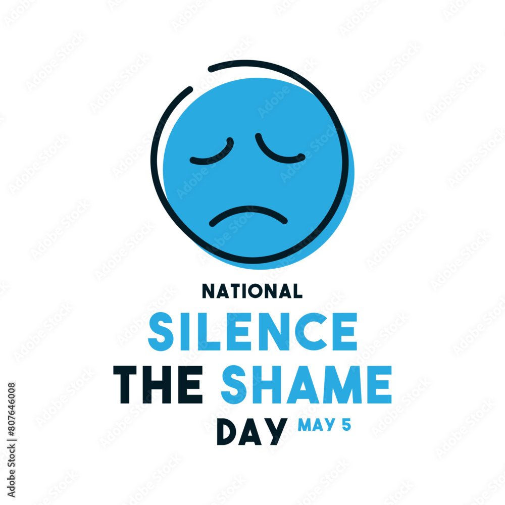 National Silence The Shame Day. May 5. National Silence The Shame Day. May 5.