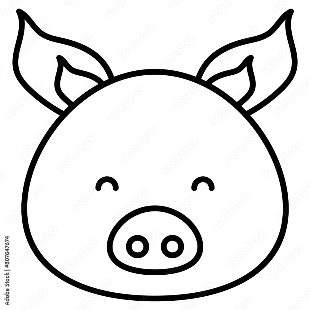 Obraz premium Pig